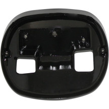 Placa base de luz trasera — montaje trasero, carcasa negra