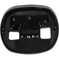 Placa base de luz trasera — montaje trasero, carcasa negra