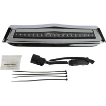 Luz de freno central para Tour-Pak® — acabado cromo, lente roja