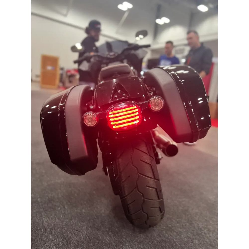 ProBEAM® Kit de luz trasera LED de perfil bajo — Harley-Davidson®, rojo, lente ahumada