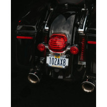 Kit ProBEAM® de luz trasera LED de perfil bajo — Rojo, perfil 2 pulg., compatible con modelos Harley-Davidson selectos ('20–'24)