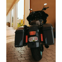 ProBEAM® Kit de luz trasera LED de perfil bajo — Rojo, lente ahumada, trasera, Harley-Davidson®