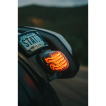 ProBEAM® Kit de luz trasera LED de perfil bajo — Rojo, lente ahumada, trasera, Harley-Davidson®