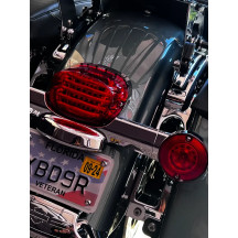 ProBEAM® Squareback Kit de luz trasera LED — Rojo, lente transparente