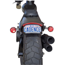 Piloto trasero integrado con intermitentes — 30 LED, lente roja