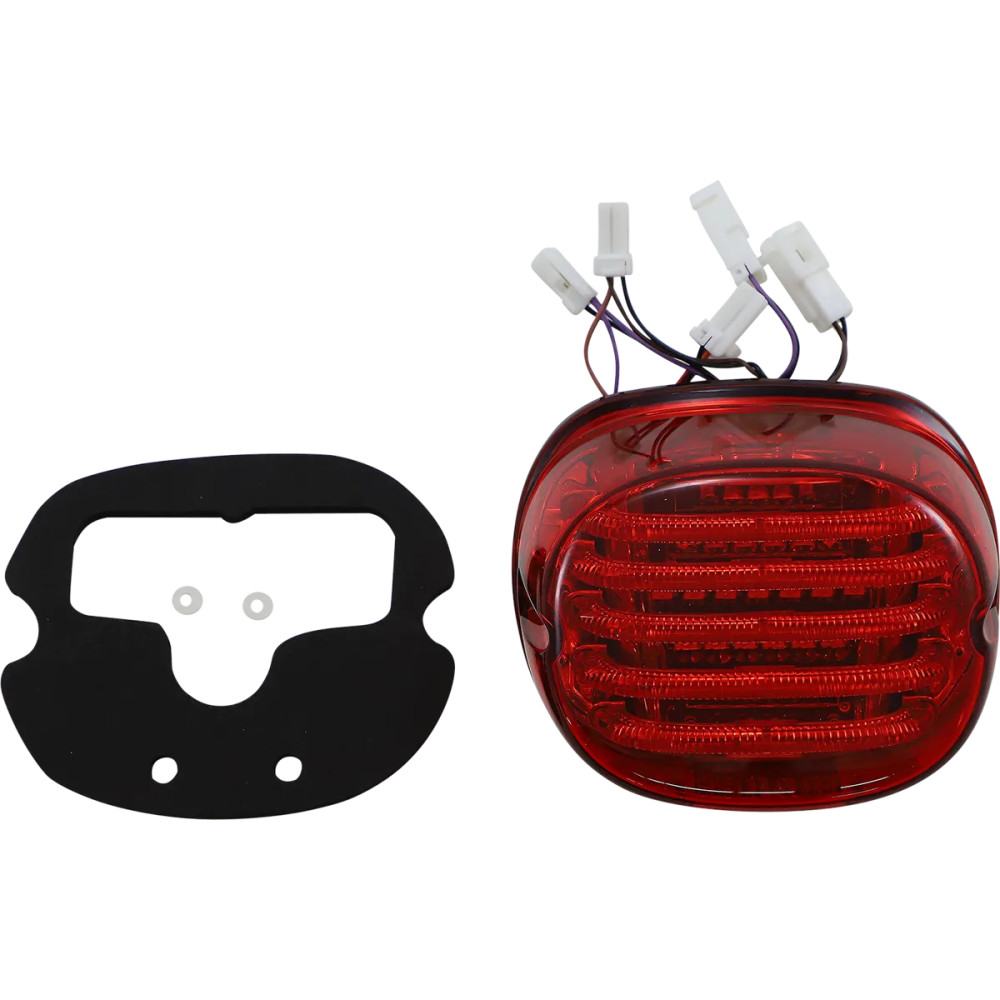 ProBEAM® pilotos traseros LED integrados de perfil bajo con intermitentes auxiliares — Rojo, perfil bajo, trasero