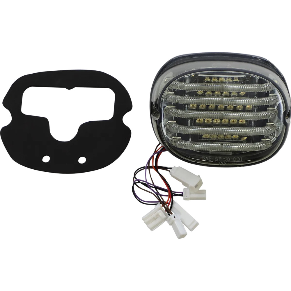 ProBEAM® Pilotos traseros LED integrados de perfil bajo con intermitentes auxiliares — lente ahumada