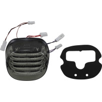 ProBEAM® Luces traseras LED integradas de perfil bajo con intermitentes auxiliares — Harley-Davidson®, lente ahumada