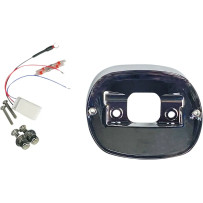 Base de luz trasera para Harley-Davidson — Cromo