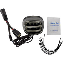 ProBeam® Mini luz trasera adicional — roja, lente ahumado, trasera, Harley-Davidson®