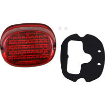 Piloto trasero LED de perfil bajo — 45 LEDs, Rojo