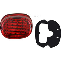 Piloto trasero LED de perfil bajo — 45 LEDs, Rojo