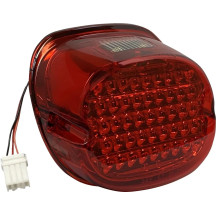 Piloto trasero LED de perfil bajo — Rojo, 45 LEDs