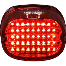 Piloto trasero LED de perfil bajo — Rojo, 45 LEDs
