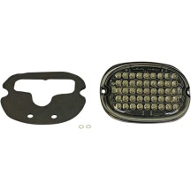 Luz trasera LED de perfil bajo — 45 LEDs, lente ahumada, rojo