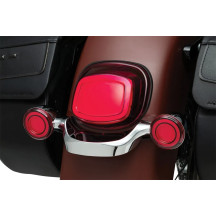 Tracer LED Taillight — Harley-Davidson®, Red lens, Black housing