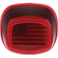 Tracer US Flag LED Taillights — Harley-Davidson®, Red