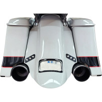 Kit de luz trasera Thunder-Pod — 95.3 mm x 31.8 mm, lente clara, carcasa negra, Harley-Davidson