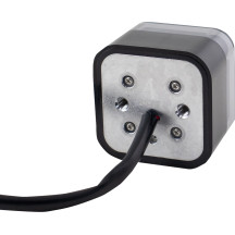 Luz trasera — 10-16V, carcasa negra, lente roja