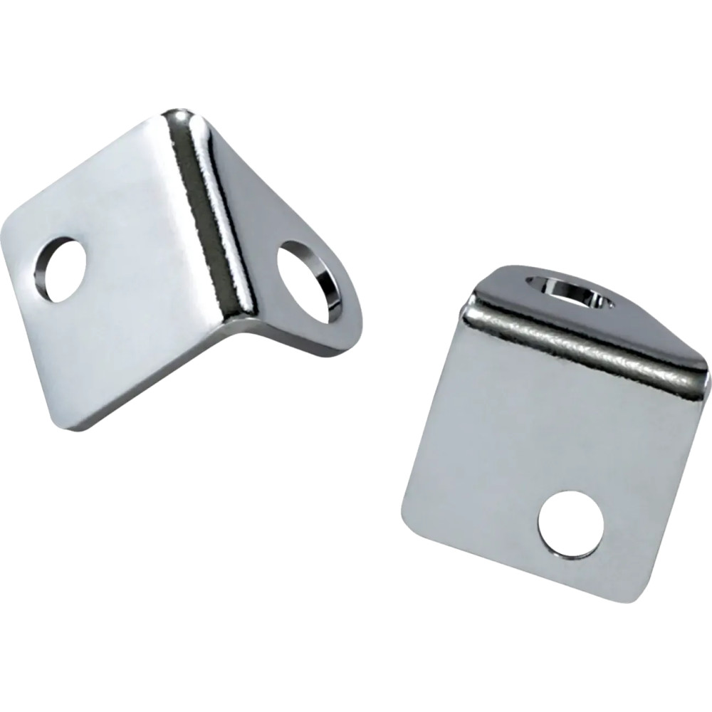 Little Lite Brackets — Front/Rear, Chrome, Pair