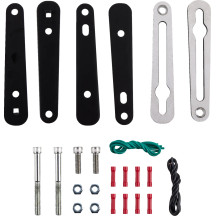 Turn Signal Relocation Kits — Rear, Black