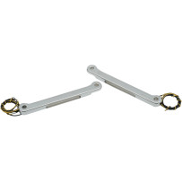 Luces delanteras LED de señal — 12V, cromado, ámbar