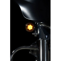 ProBEAM® Ámbar/Blanco Dynamic Ringz™ — casquillo 1157, LED, ámbar/blanco, lente ahumada, par