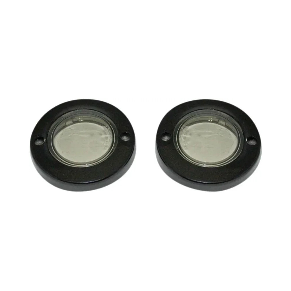 Adaptadores ProBEAM® Flat Bezel para intermitentes — Flat Bezel, negro brillante, lente ahumado