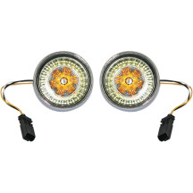 ProBEAM® Ringz Bullet Bezel LED Intermitente — Para zócalo JAE, ámbar y blanco
