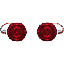 ProBEAM® Intermitentes LED rojos con lentes rojas — ajuste JAE, compatibles con Harley-Davidson®, rojo