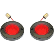 ProBEAM® Intermitentes traseros LED con bisel plano — base 1156, lente roja