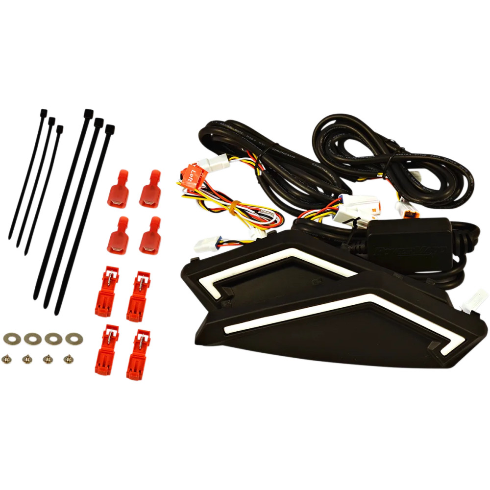Kit de luz LED y intermitente Serie Star para guardamanos — POWERMADD guardamanos kit