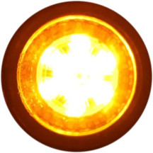 ProBEAM® Intermitentes universales LED con aro estilo bala — 79.4 mm longitud, 57.2 mm diámetro, cromado