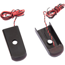 Fender Strut LED Marker Lights — 12V, rear, red