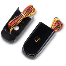 Fender Strut LED Marker Lights — 12V, Rear, Red