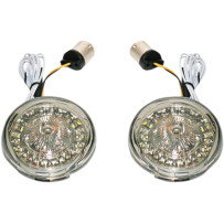 ProBEAM® Ámbar/Blanco Dynamic Ringz™ — base 1156, Harley-Davidson®, LEDs ámbar y blancos, lente ahumada