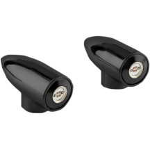 Lightning Bullets Run/Brake/Turn LED Lights — Black housing, red LED