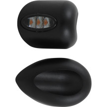 Elypse LED intermitentes delanteros — para Harley-Davidson, lente ahumada, LED ámbar