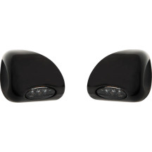 Elypse LED intermitentes delanteros — para Harley-Davidson, lente ahumada, LED ámbar