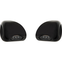 Elypse LED intermitentes delanteros — para Harley-Davidson, lente ahumada, LED ámbar