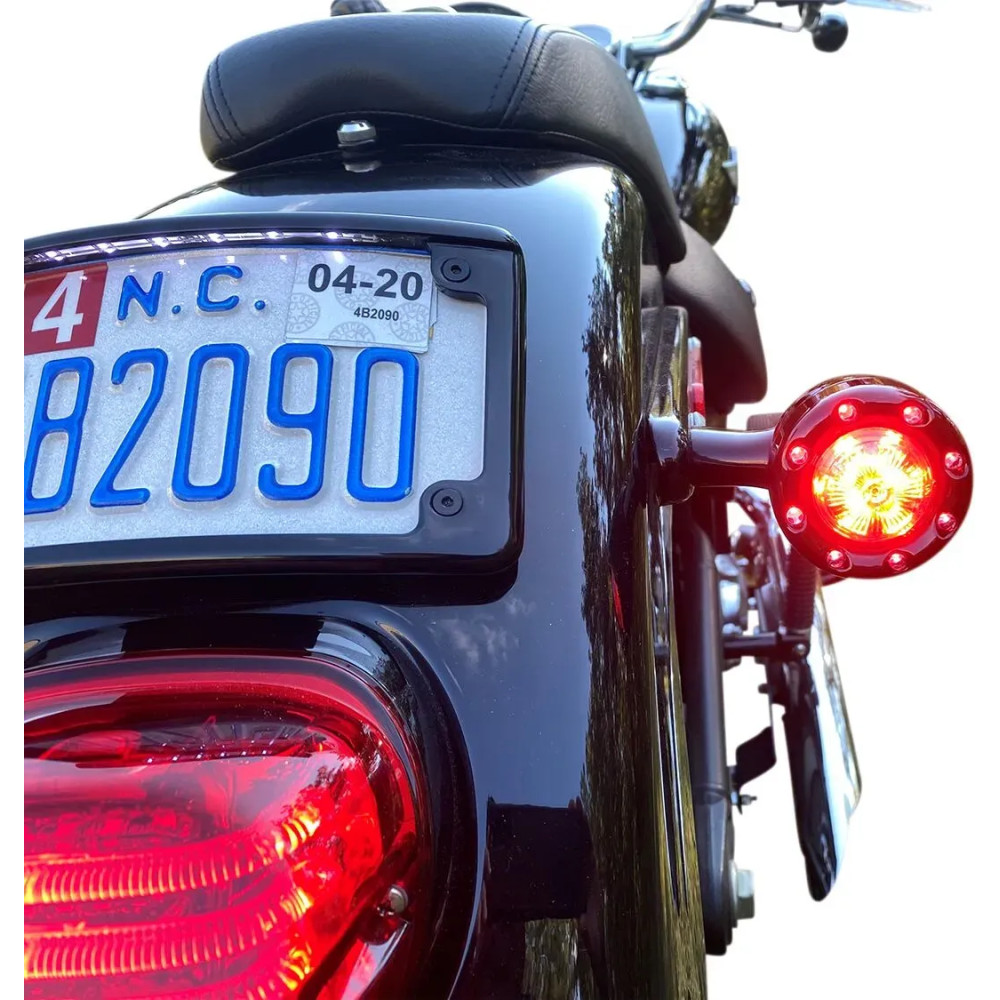 ProBEAM® Bullet Ringz™ Intermitentes traseros 1156 — base 1156, LEDs rojos, par