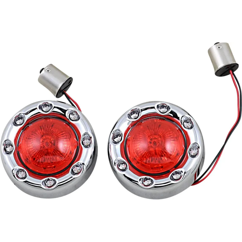ProBEAM® Bullet Ringz™ 1156 Luces de giro traseras — base 1156, traseras, 20 LEDs, rojo