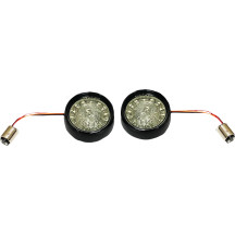 Inserto de intermitente — Casquillo 1157, LED rojo, Lente ahumada