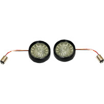 Inserto de intermitente — Casquillo 1157, LED rojo, Lente ahumada