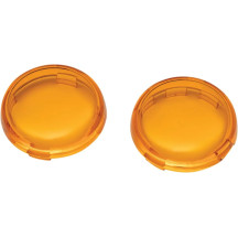 Turn Signal Bullet Style Replacement Lenses — Harley-Davidson®, Amber, Pair
