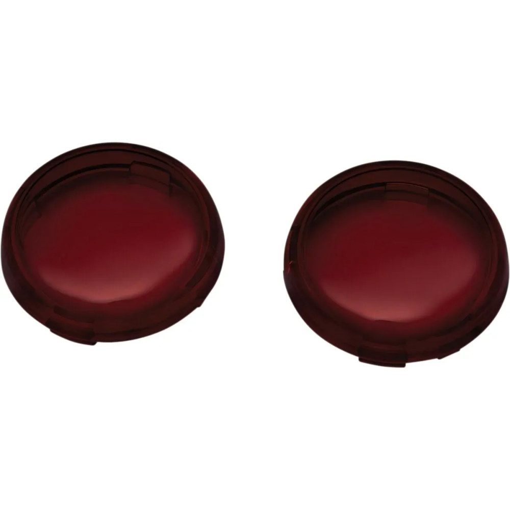 Turn Signal Bullet Style Replacement Lenses — Harley-Davidson fit, Red
