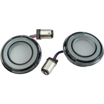 Tracer L.E.D. Front Turn Signal Conversions — 1157 socket, amber, smoke lens