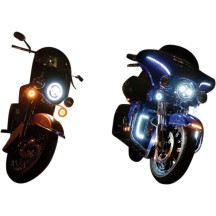 Tracer L.E.D. Front Turn Signal Conversions — 1157 socket, LED, Front, Amber, Pair