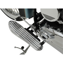 Custom Brake and Shift Peg — Black, Chrome