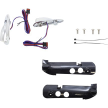 Luz de marcha/señal — Harley-Davidson, Cromado, Ámbar/Blanco